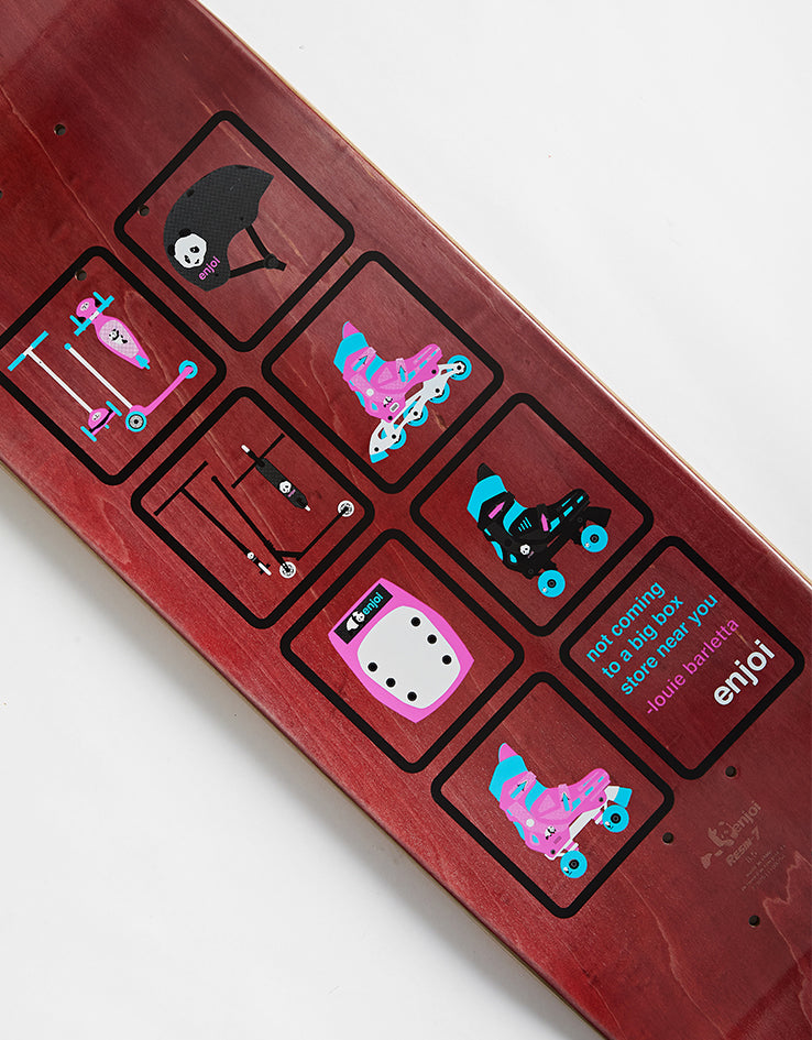 Enjoi Big Box Roller Blades R7 Skateboard Deck - 8.5"