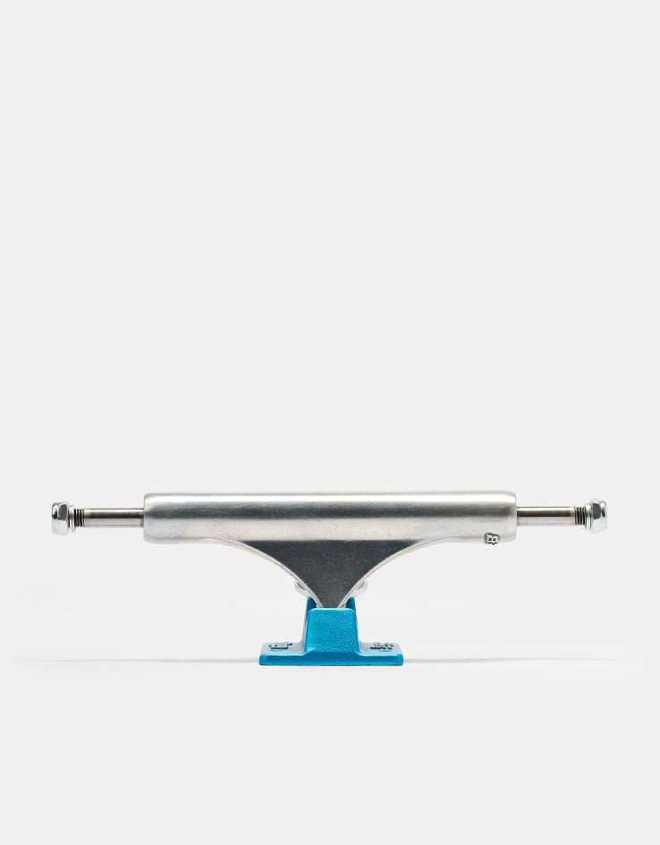 Slappy Inverted Hollow Lights Skateboard Trucks - Polished/Light Blue