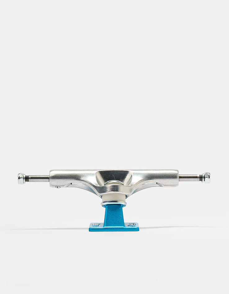 Slappy Inverted Hollow Lights Skateboard Trucks - Polished/Light Blue