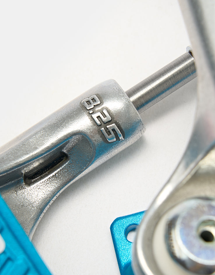 Slappy Inverted Hollow Lights Skateboard Trucks - Polished/Light Blue