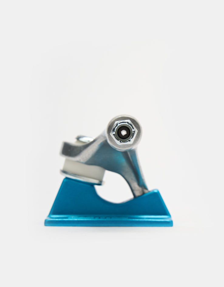 Slappy Inverted Hollow Lights Skateboard Trucks - Polished/Light Blue