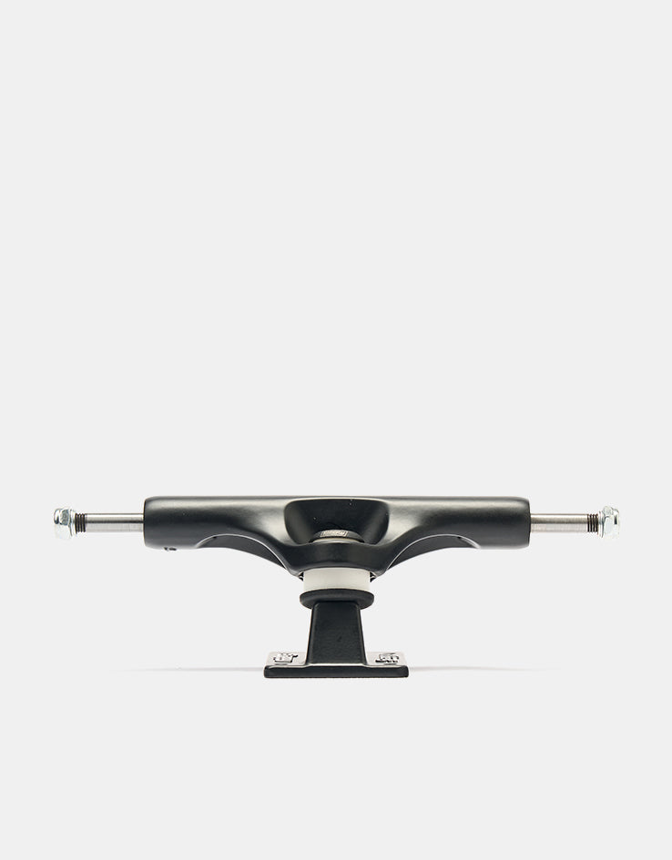 Slappy Inverted Hollow Lights Skateboard Trucks - Matte Black/Black Gold (Pair)