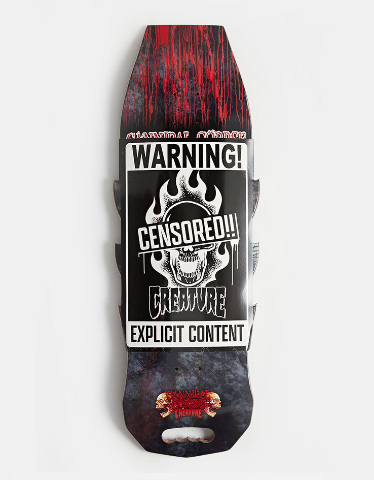 Creature x Cannibal Corpse Vile EXPLICIT Skateboard Deck - 10.56"