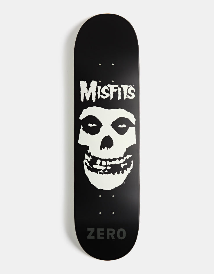Zero x Misfits Fiend Skull GITD Skateboard Deck - 8.25"