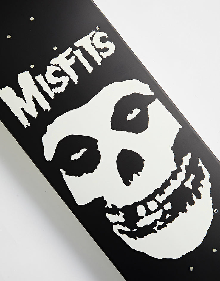 Zero x Misfits Fiend Skull GITD Skateboard Deck - 8.25"
