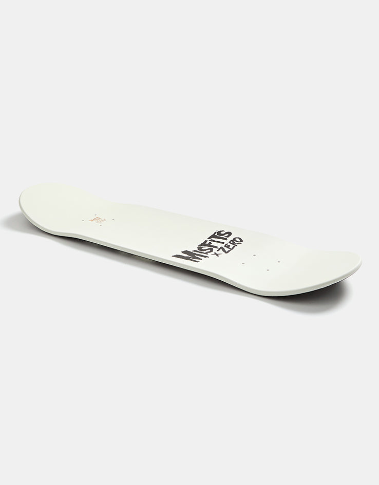 Zero x Misfits Fiend Skull GITD Skateboard Deck - 8.25"