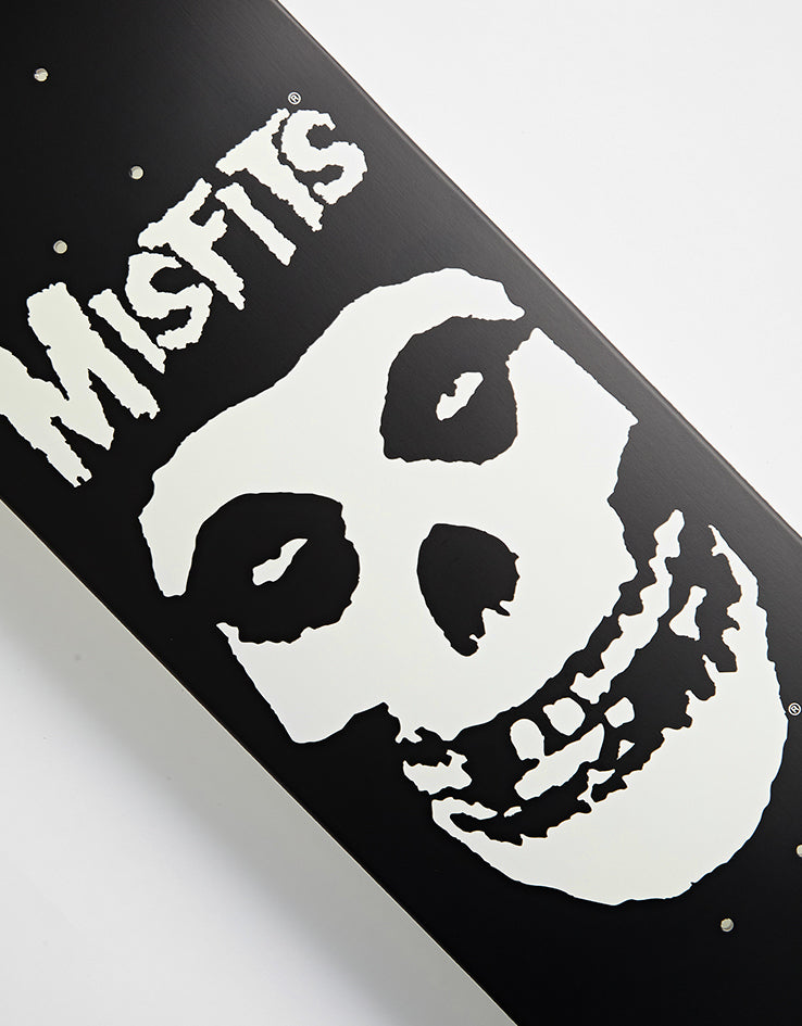 Zero x Misfits Fiend Skull GITD Skateboard Deck - 8.5"