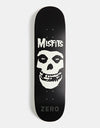 Zero x Misfits Fiend Skull GITD Skateboard Deck - 8.5"