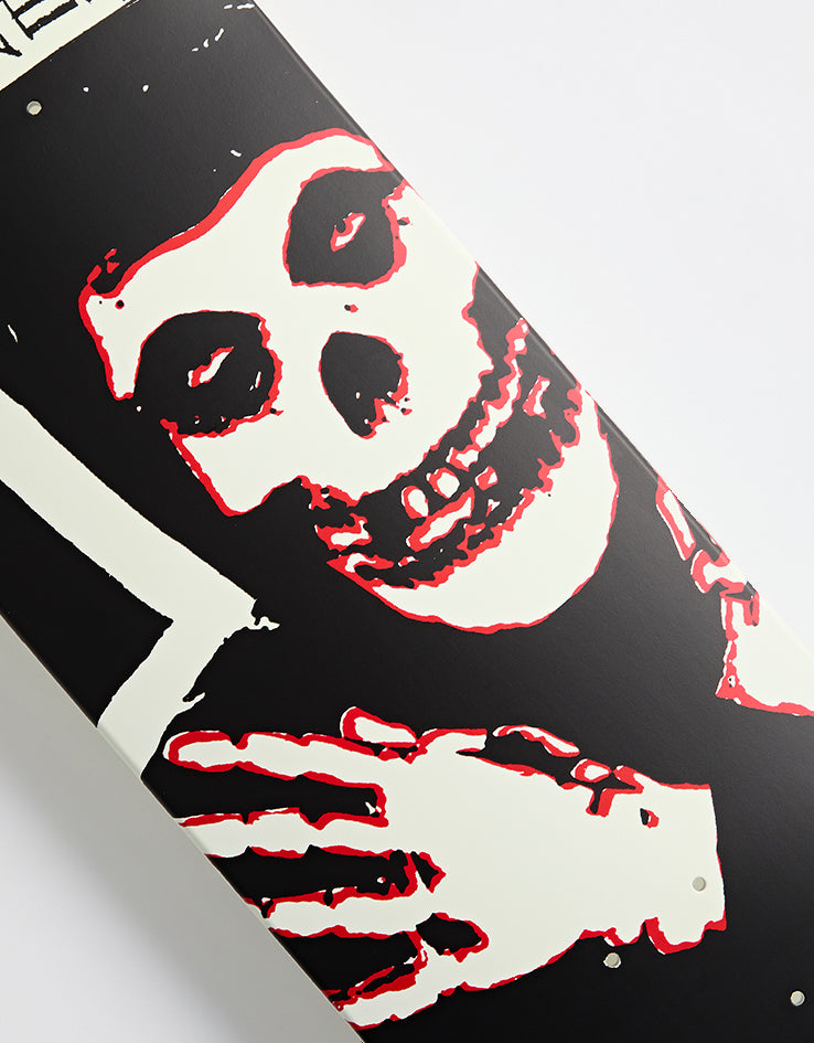 Zero x Misfits Zero Business GITD Skateboard Deck - 8.5"