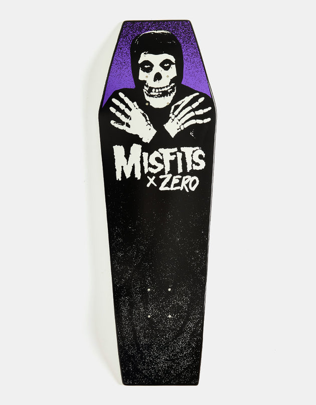Zero x Misfits Fiend Coffin GITD Skateboard Deck - 9.5"