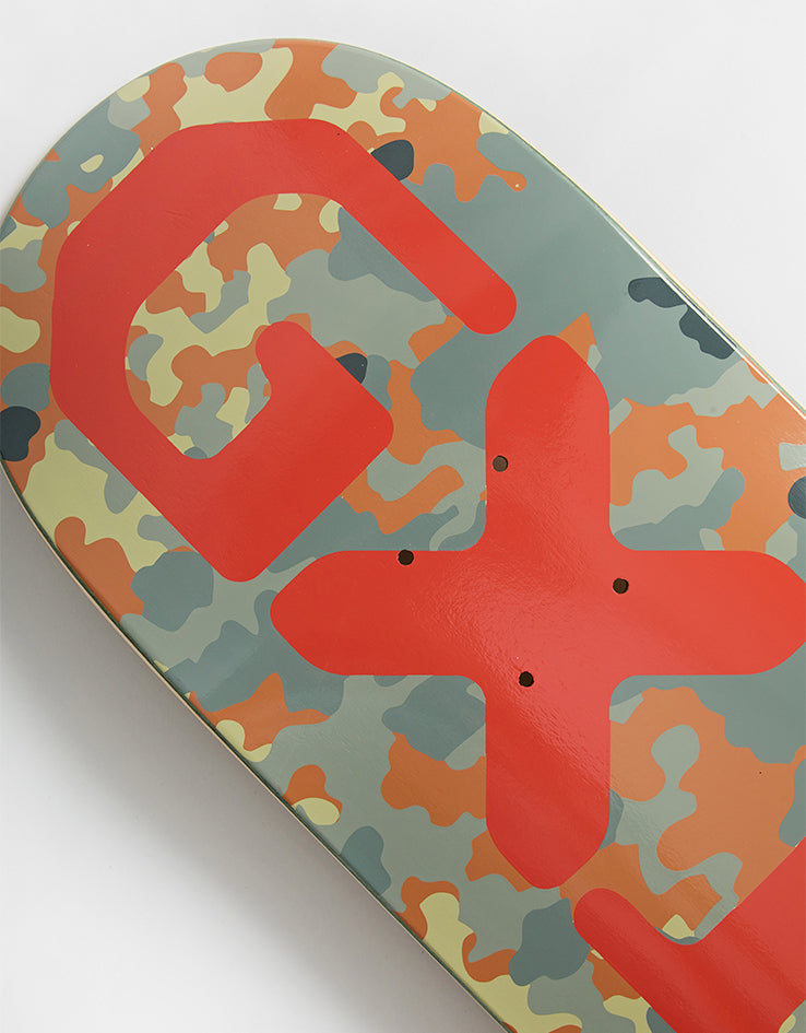 GX1000 OG Logo Camo Skateboard Deck - 8.125"