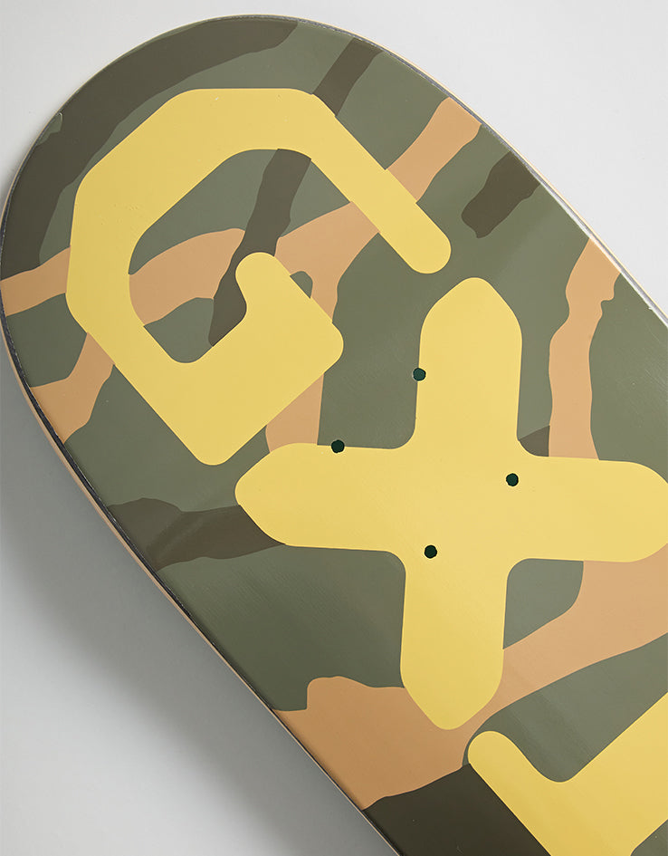 GX1000 OG Logo Camo Skateboard Deck - 8.5"