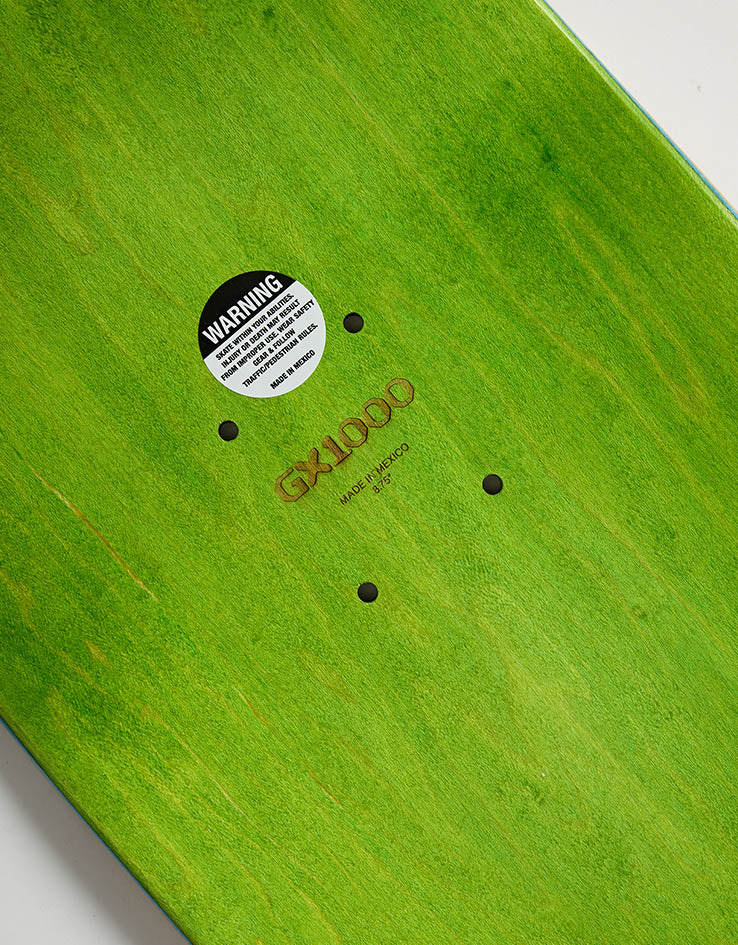 GX1000 OG Logo Camo Skateboard Deck - 8.75"