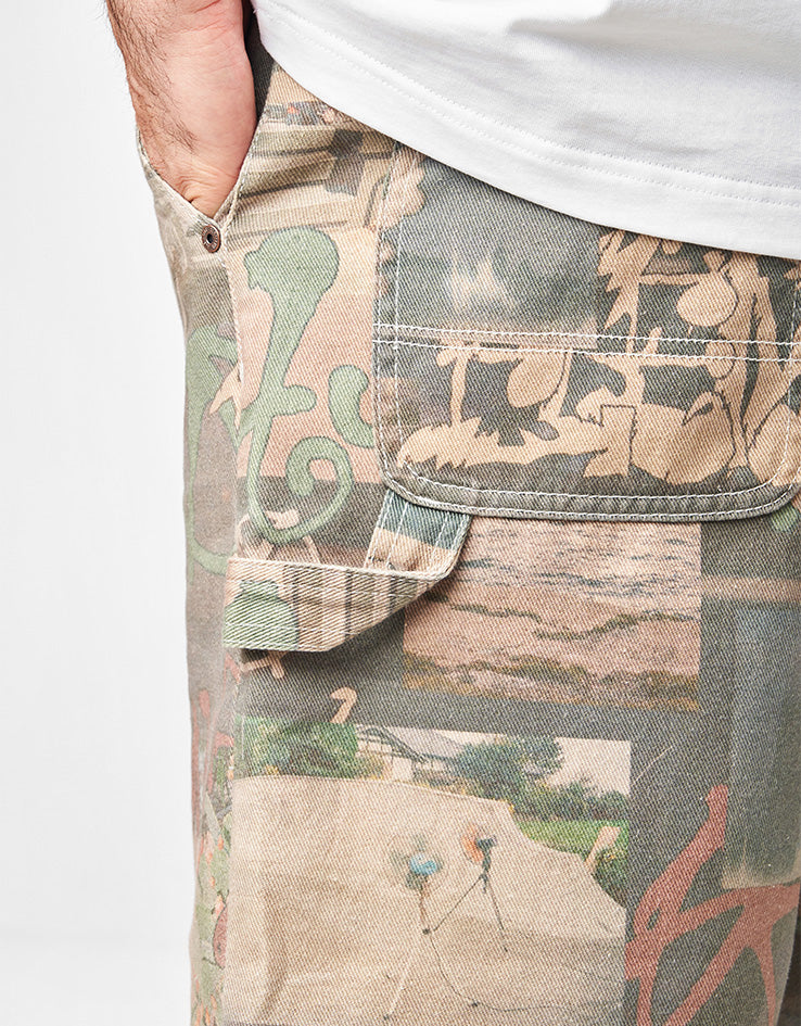 Element Big Carpenter Denim Shorts - Scenes Washed