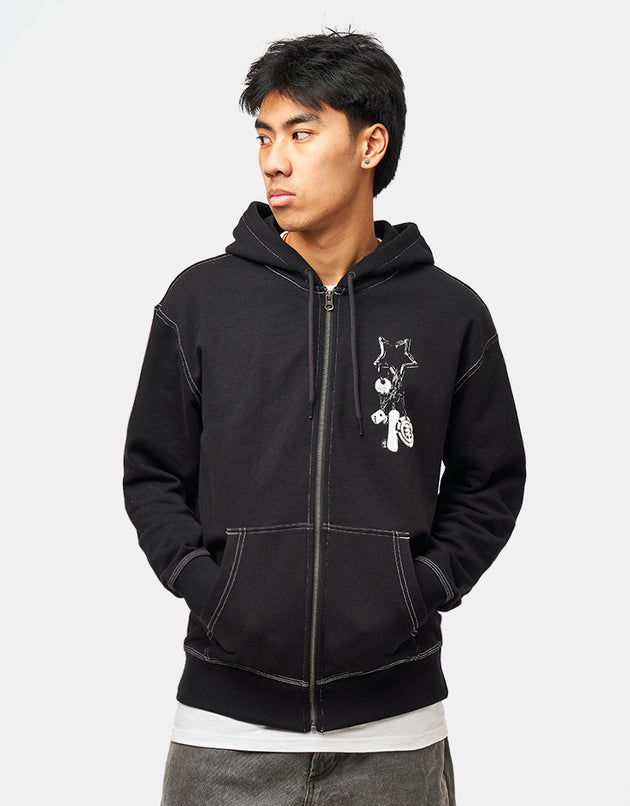 Element Keychain Zip Hood - Flint Black