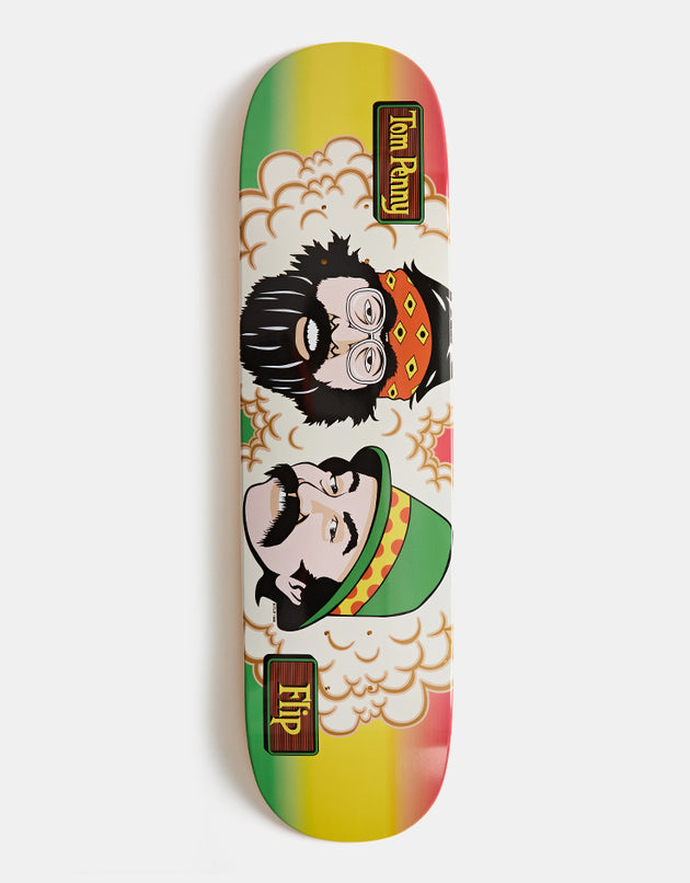 Flip Penny Tom's Friends Rasta Stripe Skateboard Deck - 8.25"