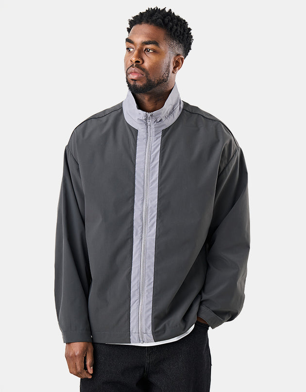 Dime MTL Two Tone Windbreaker - Charcoal