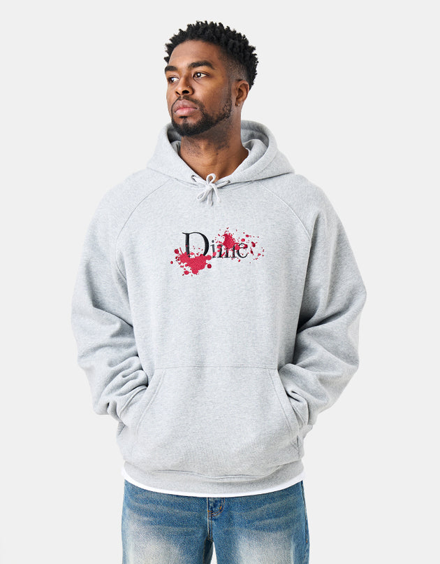 Dime MTL Classic Bloody Midweight Pullover Hoodie - Heather Grey
