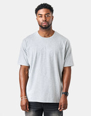 Dime MTL Cursive T-Shirt - Heather Gray