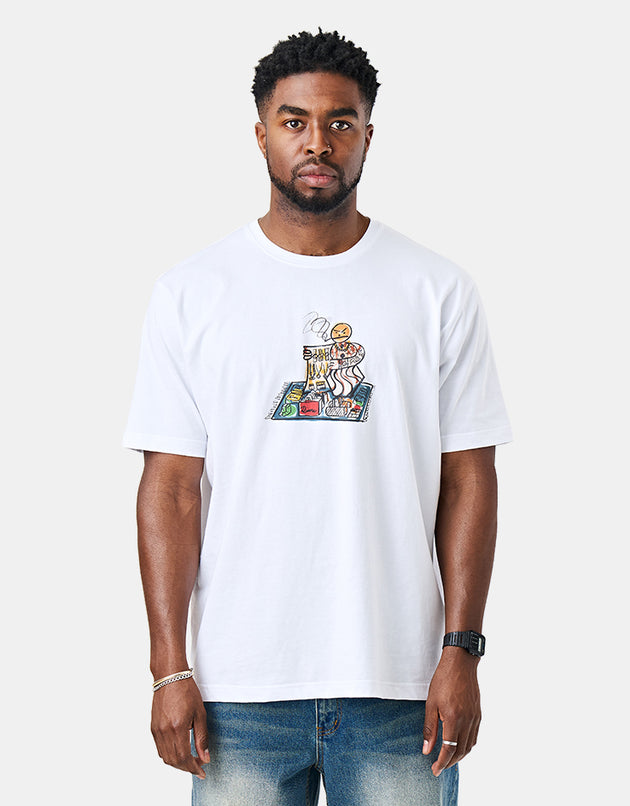 Dime MTL x Quartersnacks Snackman Dealer T-Shirt - White