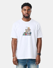 Dime MTL x Quartersnacks Snackman Dealer T-Shirt - White