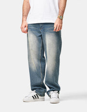 Dime MTL Relaxed Denim Pant - Sandblasted Indigo