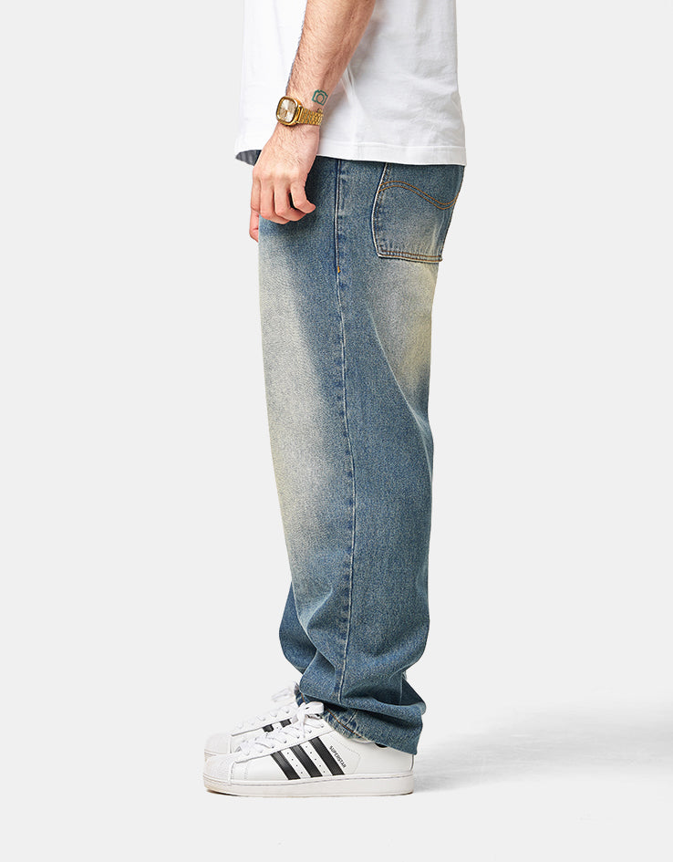 Dime MTL Relaxed Denim Pant - Sandblasted Indigo