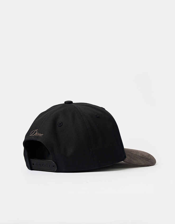 Dime MTL Scribble Full Fit Snapback Cap - Black