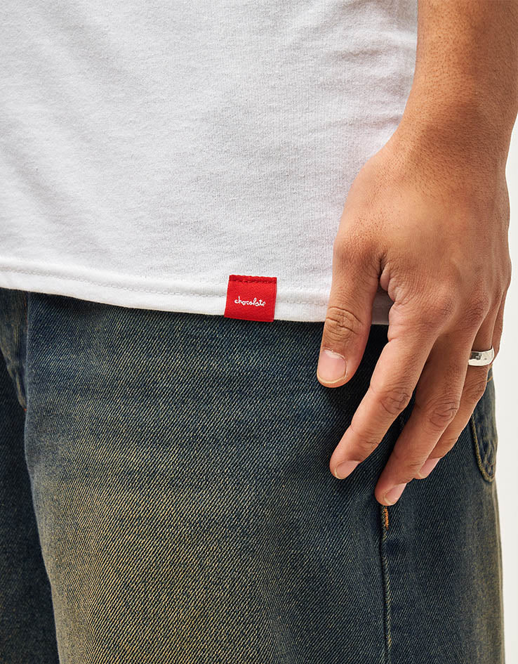 Chocolate OG Square T-Shirt - White