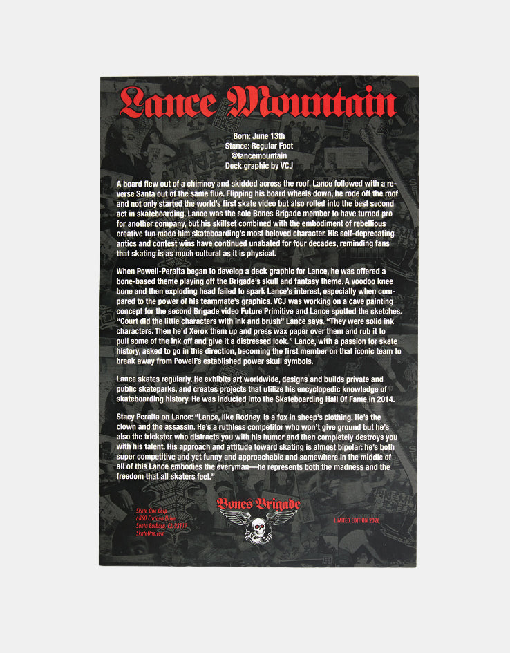 Powell Peralta McGill Bones Brigade S17 Skateboard Deck - 10"