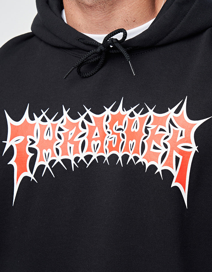 Thrasher Spikey Pullover Hoodie - Charcoal