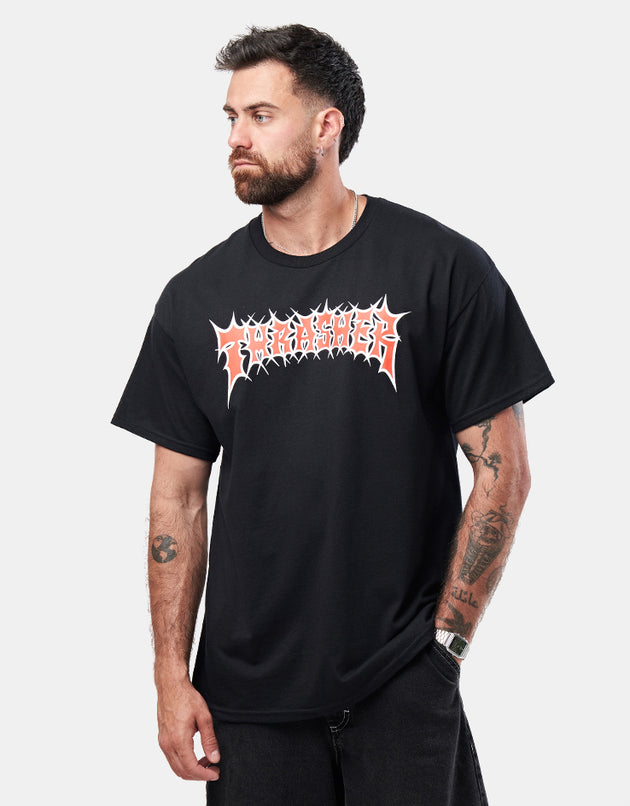 Thrasher Spikey T-Shirt - Black