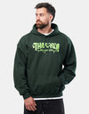 Thrasher Wet Paint Pullover Hoodie - Forest Green