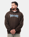 Thrasher Cruisin' Pullover Hoodie - Dark Chocolate