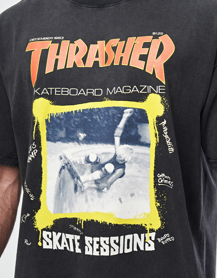 Thrasher December 1983 Vintage T-Shirt - Black