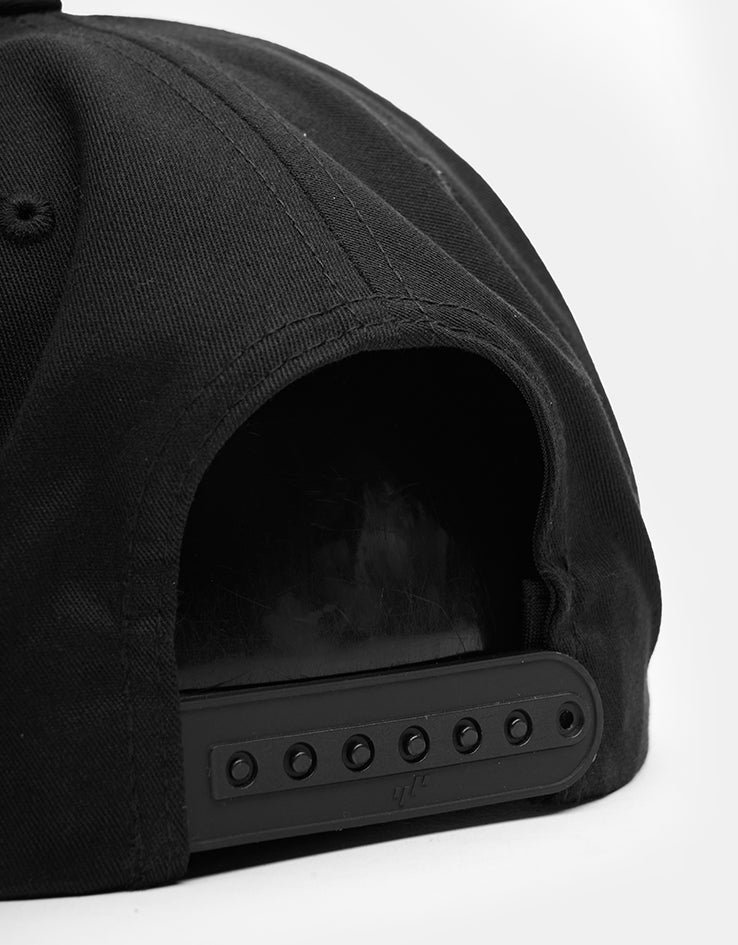 Thrasher Thrash & Destroy Snapback Cap - Black
