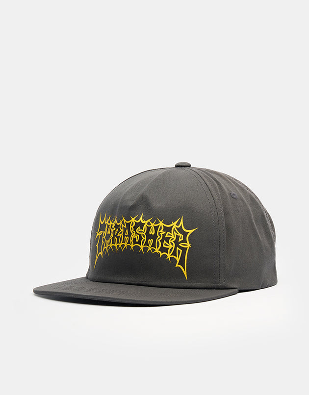 Thrasher Spikey Snapback Cap - Charcoal