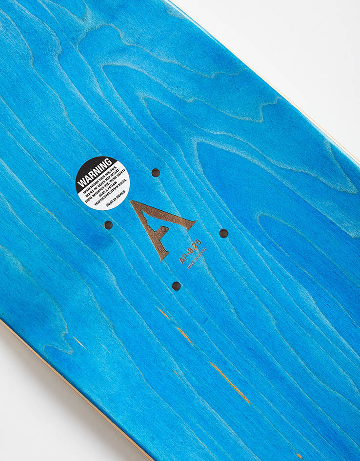 April OG Logo Blue Green Skateboard Deck - 8.25"
