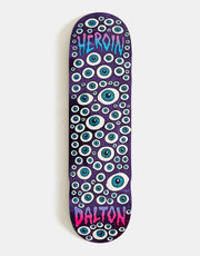 Heroin Dalton Eyes Skateboard Deck - 8.625”