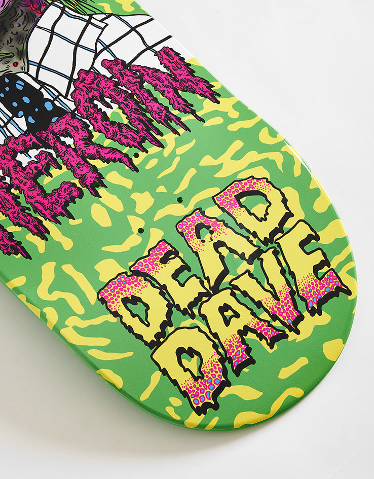 Heroin Dead Dave Dead Head Skateboard Deck - 10.1”
