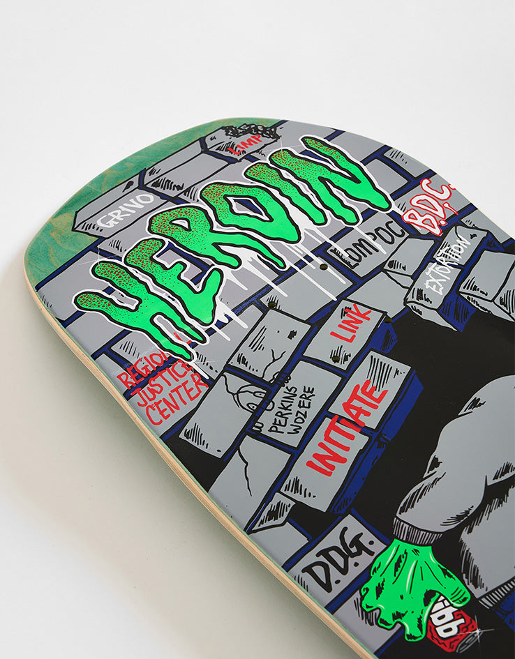 Heroin Swampy Stomp Skateboard Deck - 10.5”