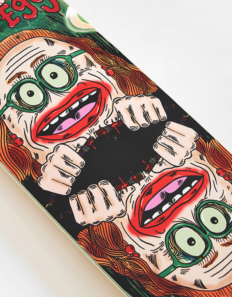 Heroin Auntie Razor Egg Skateboard Deck - 9.75”