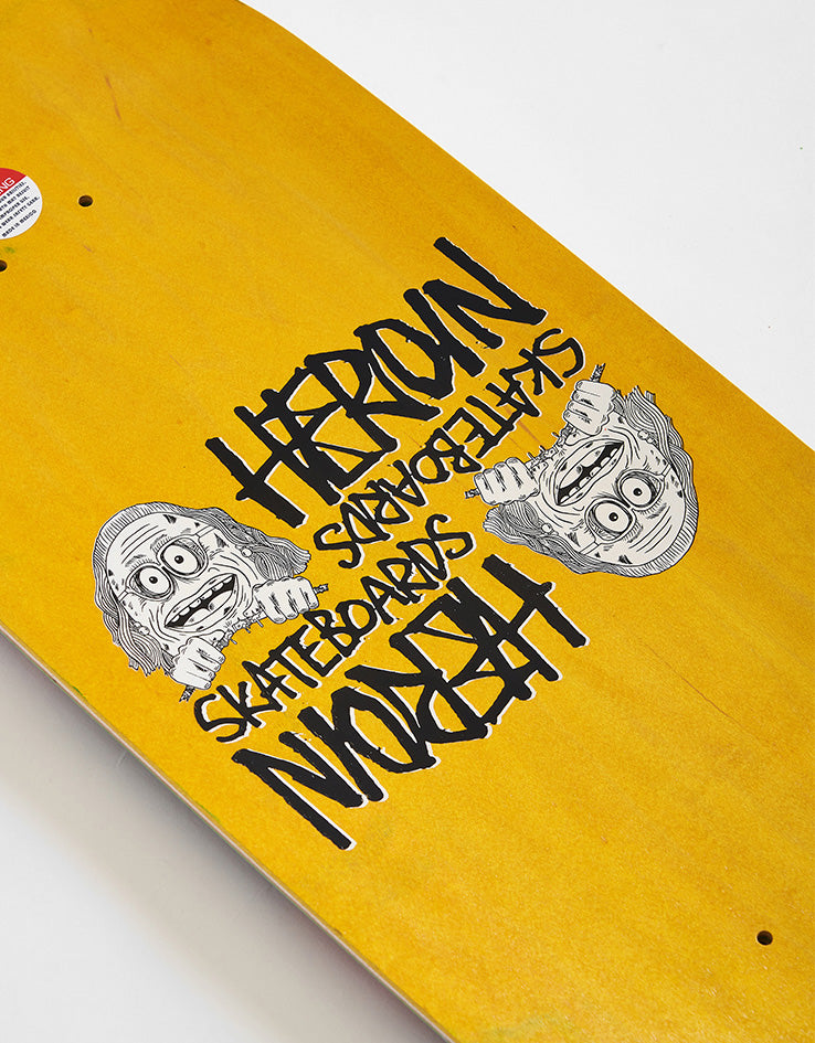 Heroin Auntie Razor Egg Skateboard Deck - 9.75”