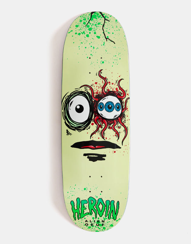 Heroin Space Egg III Skateboard Deck - 10”