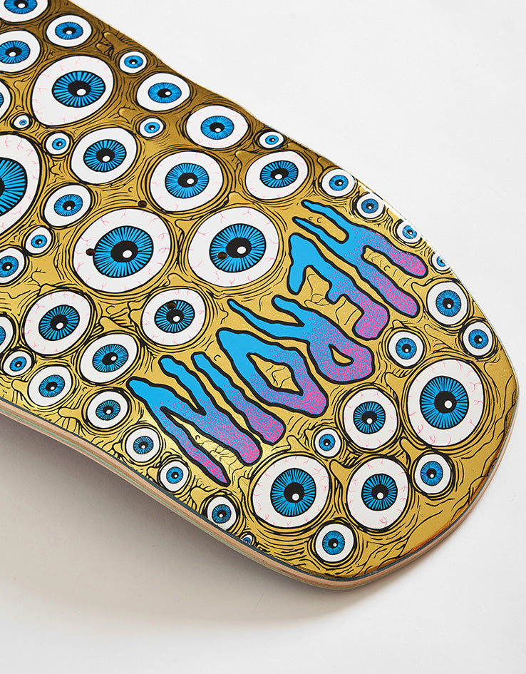 Heroin Seeing Double Mutated Gold Skateboard Deck - 9.5”