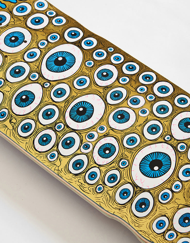 Heroin Seeing Double Mutated Gold Skateboard Deck - 9.5”