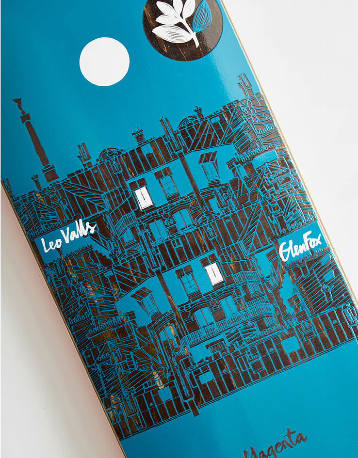 Magenta Valls & Fox Rooftop Series Skateboard Deck - 8.25"