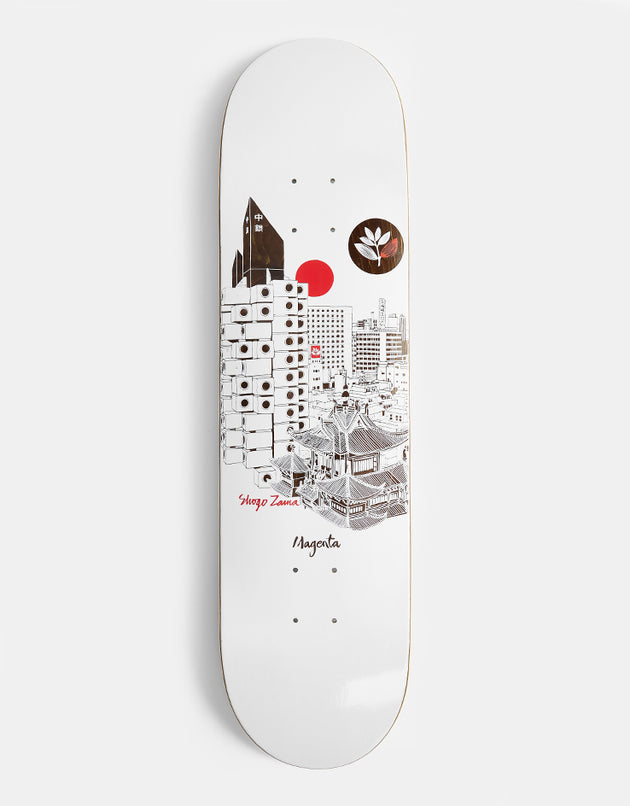 Magenta Shogo Rooftop Series Skateboard Deck - 8.125"