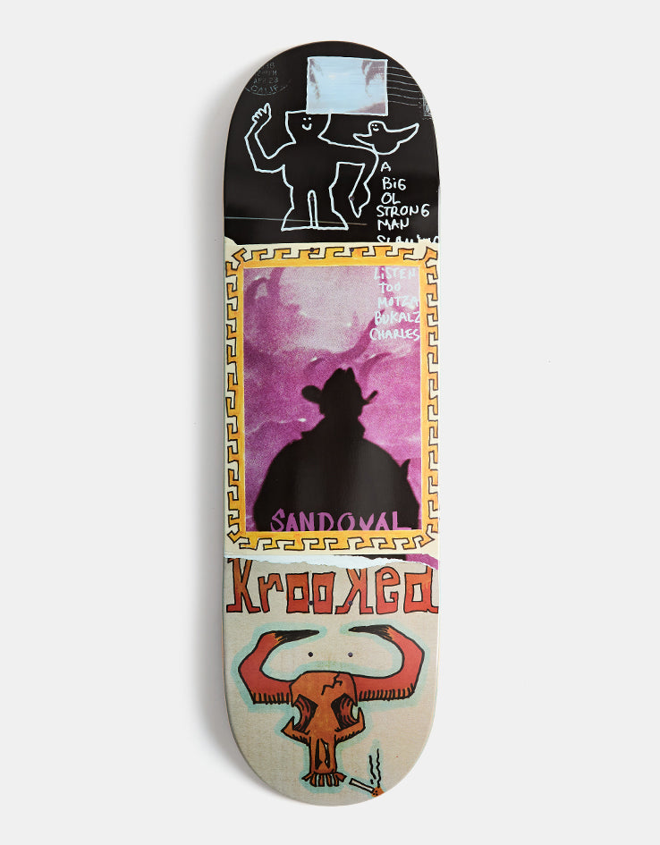 Krooked Sandoval Gun Slinger Skateboard Deck - 9.02"