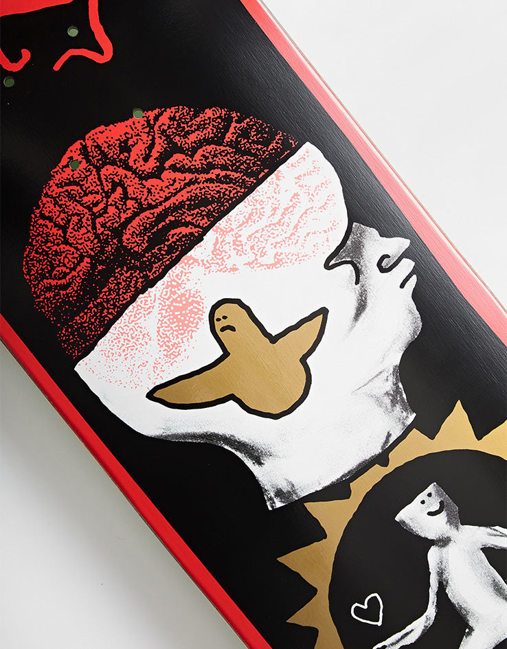 Krooked Knox Brain and Bird Skateboard Deck - 8.5"